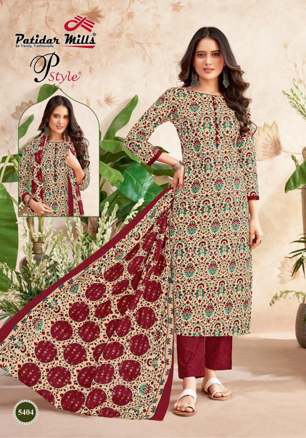 Patidar P Style Vol-54 – dress Material